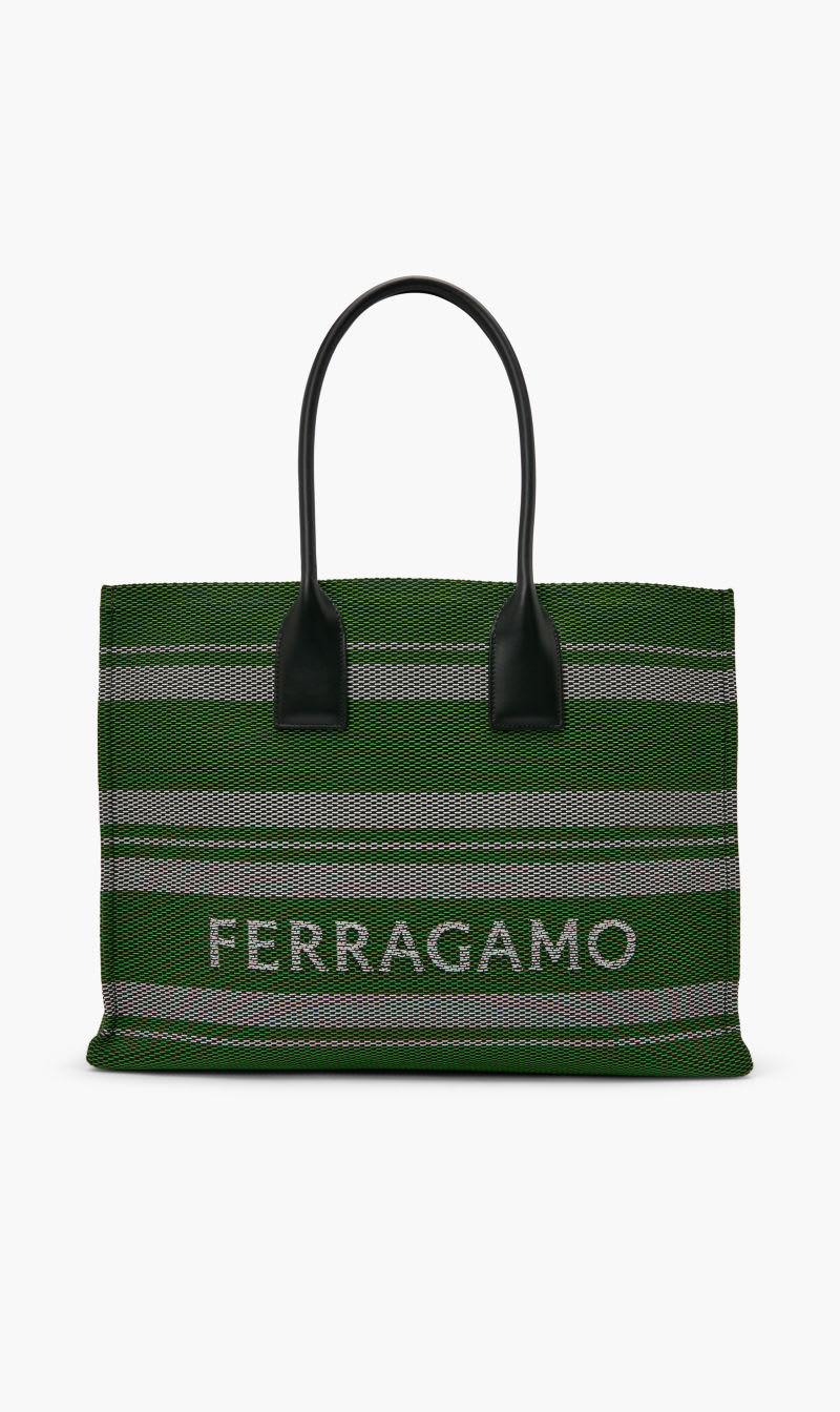 

Salvatore Ferragamo Green Tote Beach for Women | The Deal Outlet