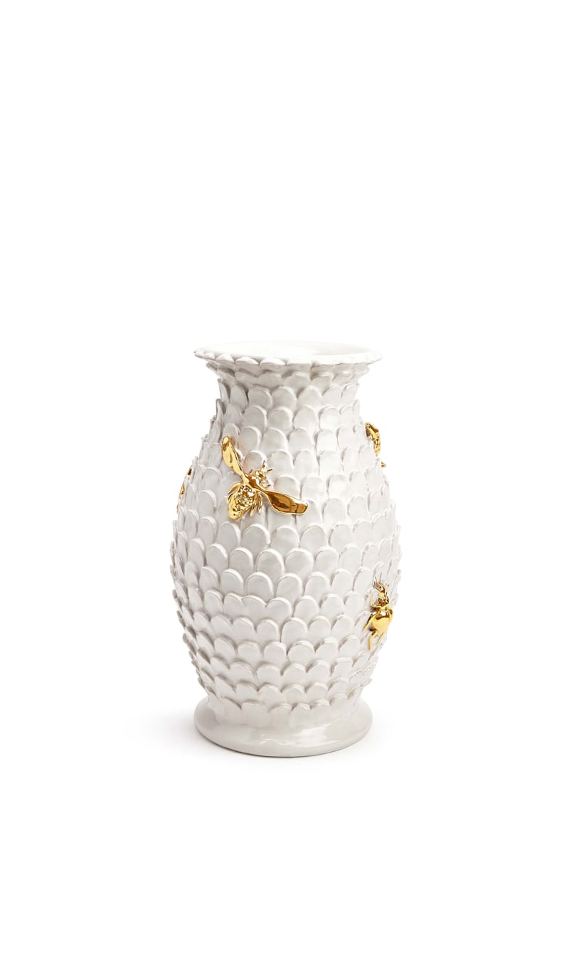 

Flakes Vase, White