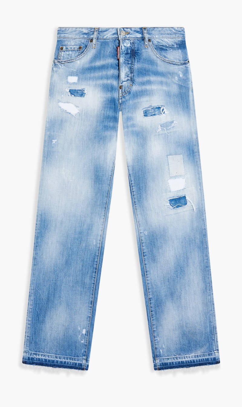

Retro 5 Pocket Pants, Blue