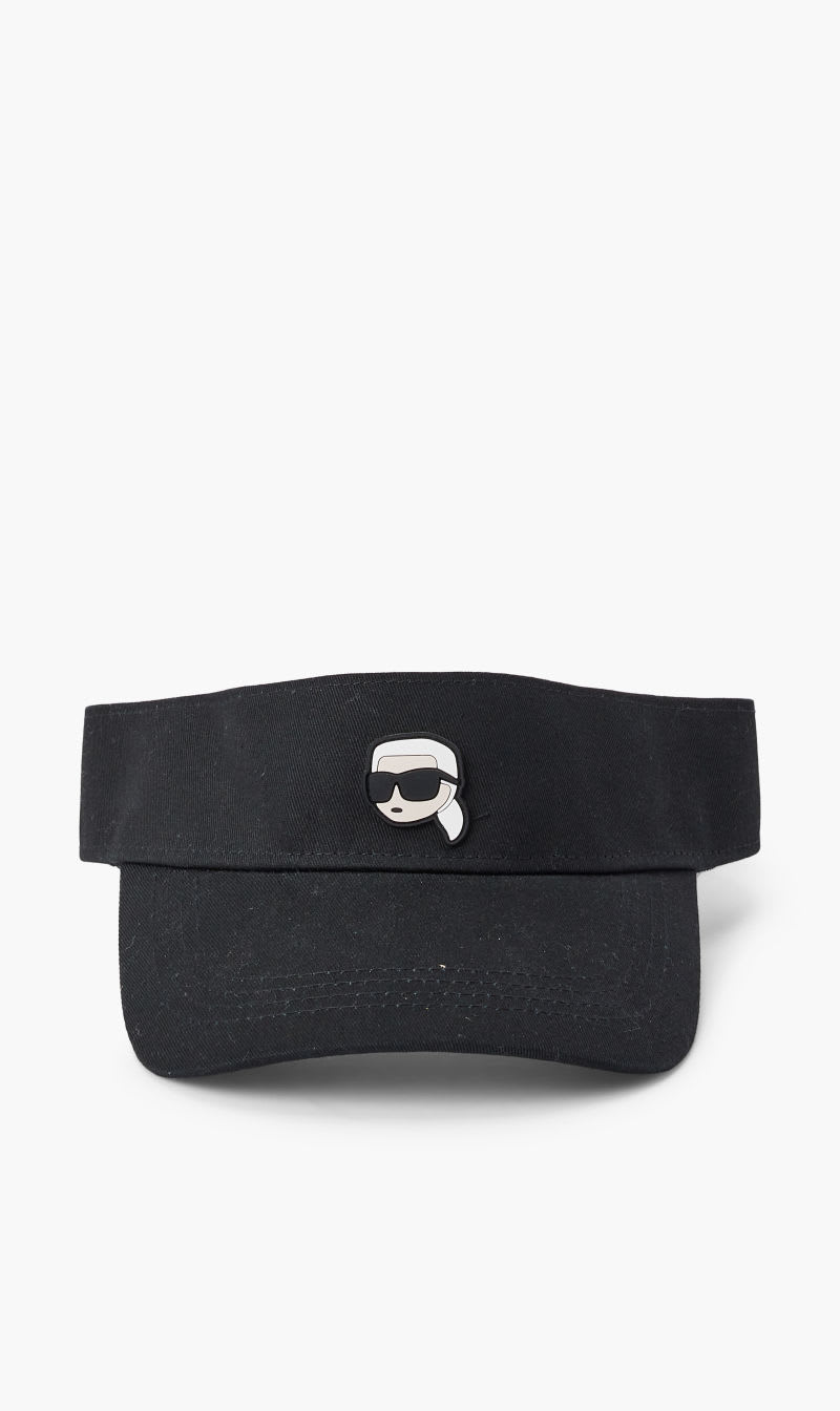 

Karl Lagerfeld Black K/ikonik 2.0 Visor for Women | The Deal Outlet