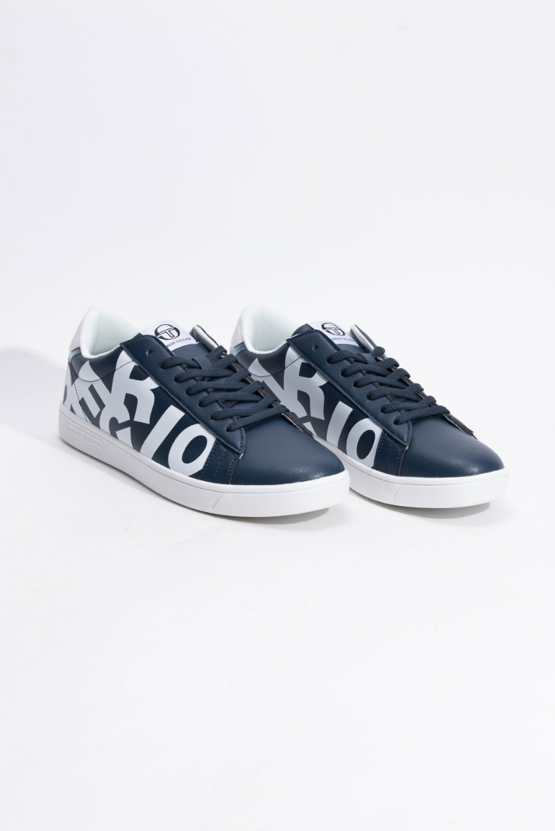

Sergio Tacchini Gran Mac Print White/navy Sneakers