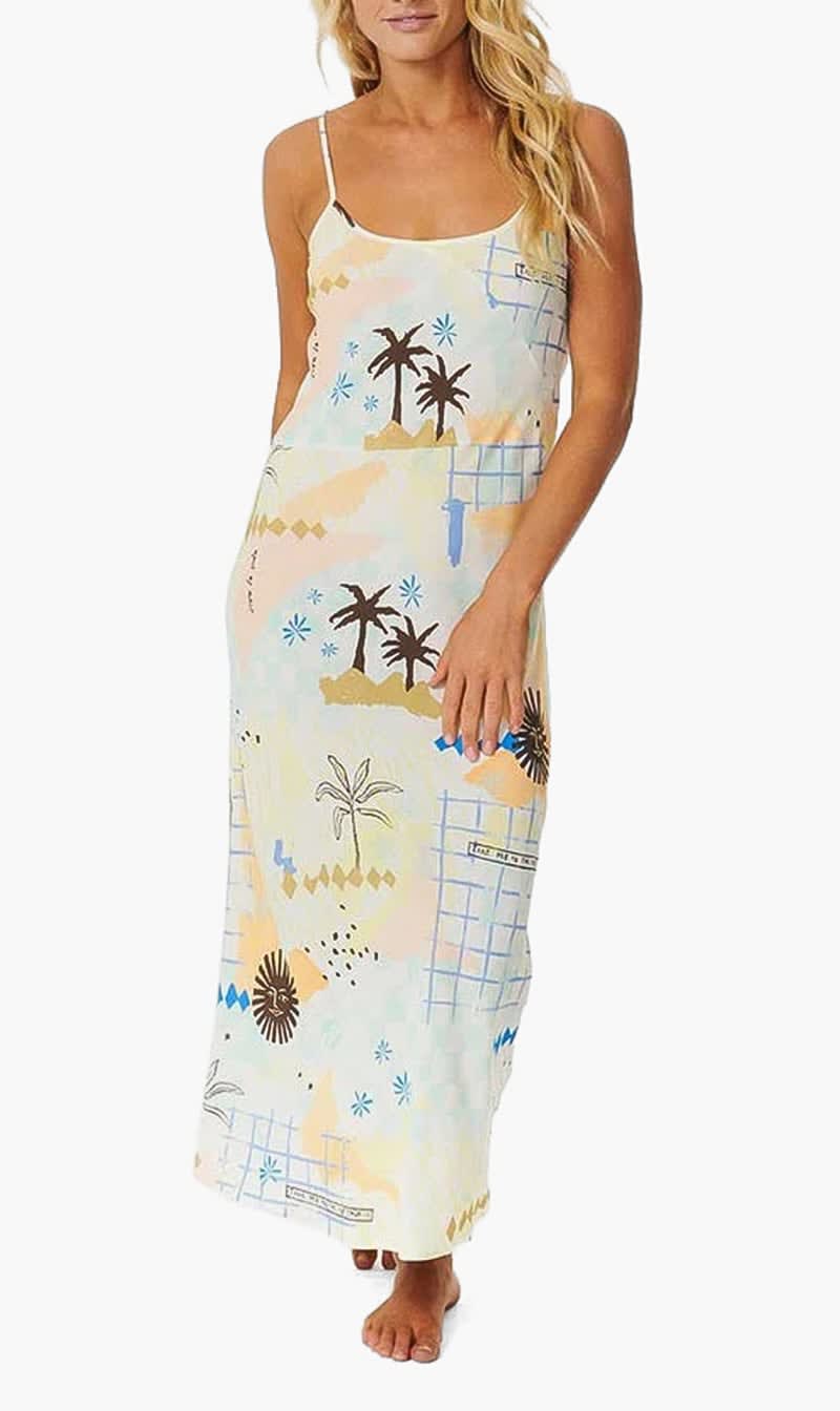Ripcurl Multi-color Sun Club Midi Dress for Women