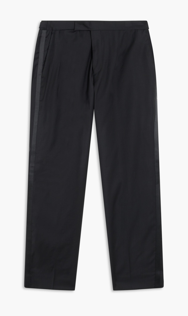 

Solid Regular Pants, Blue