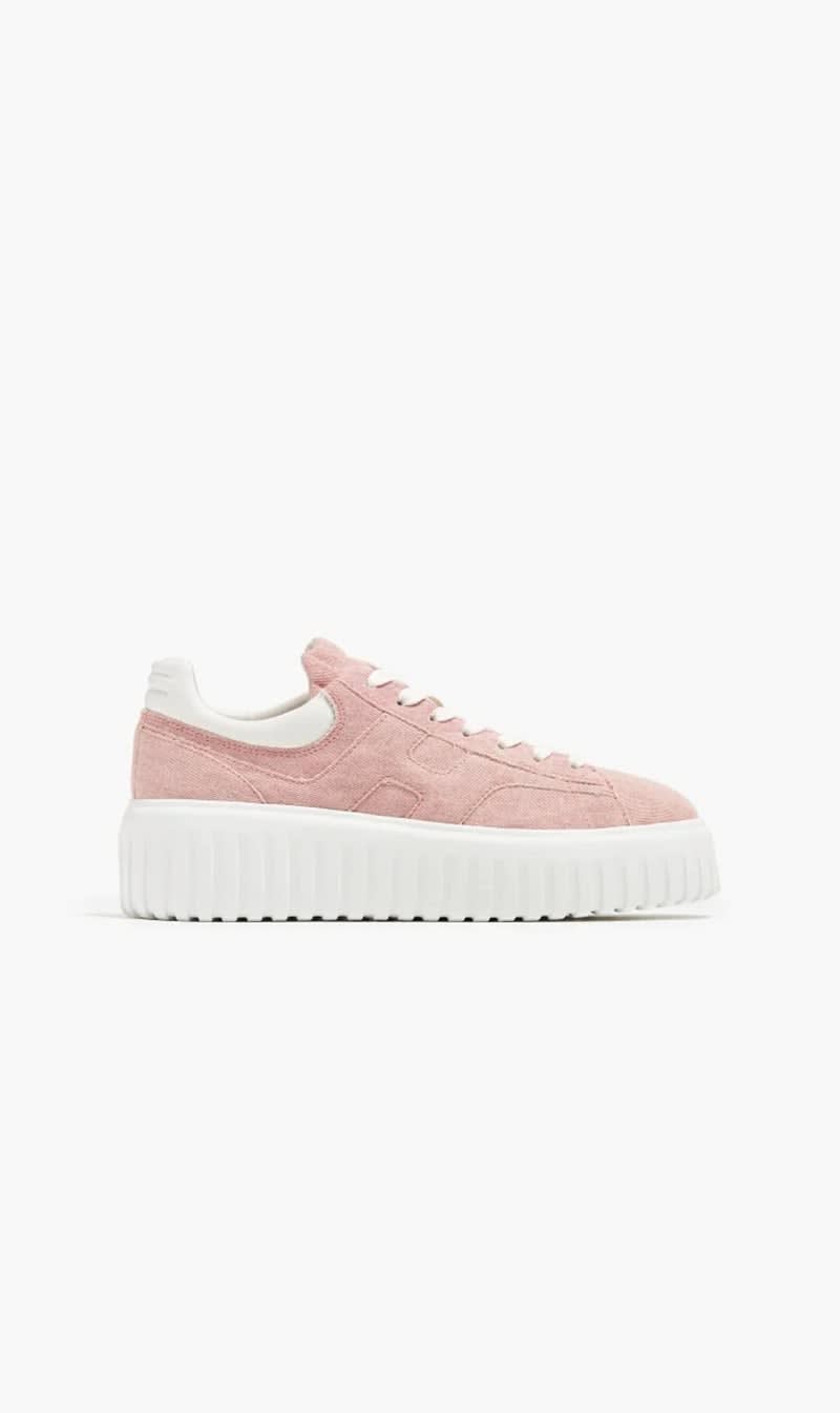

Hogan Pink Hstripes Sneakers for Women | The Deal Outlet