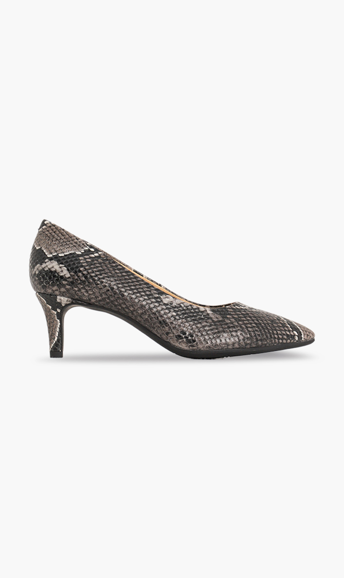 

Geox Forsythia Python Leather Pumps