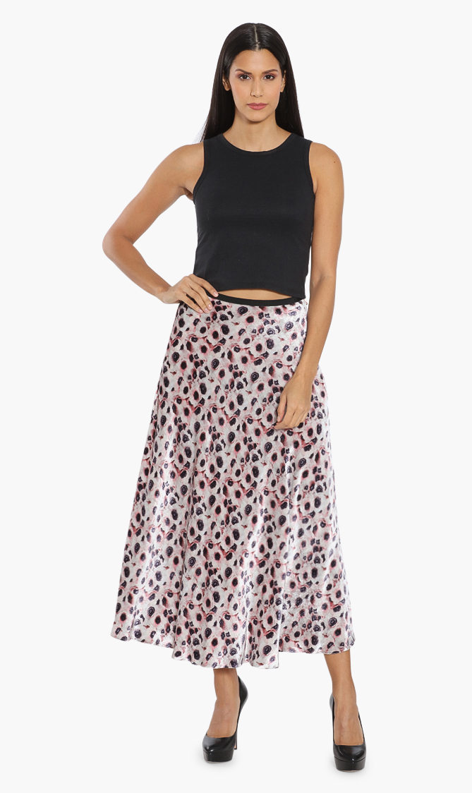 

Longchamp Anemone Printed Skirt