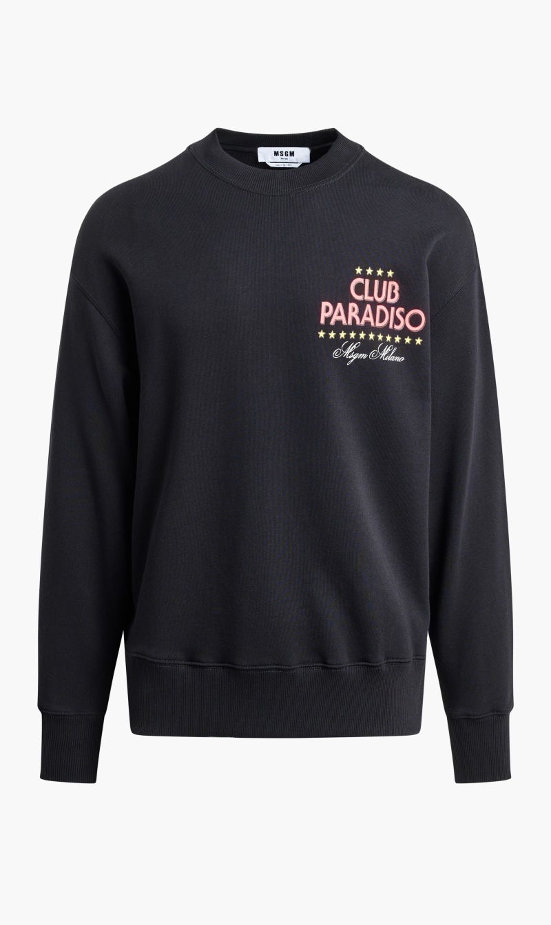 

Msgm Black Felpasweatshirt for Men | The Deal Outlet