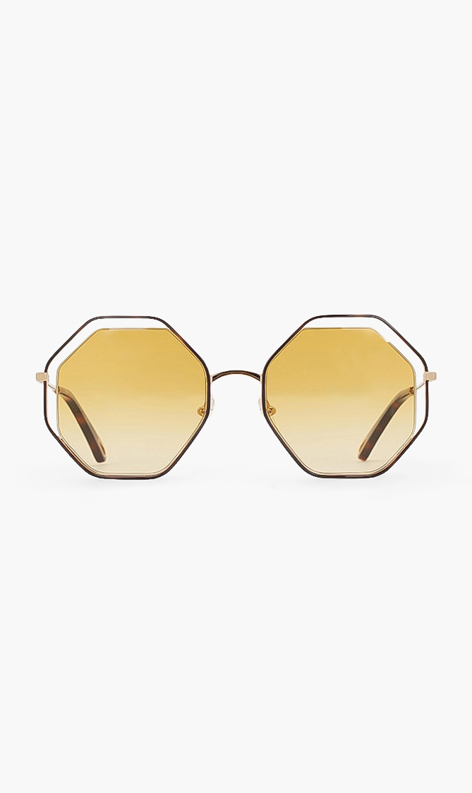 

Chloe Poppy Hexagonal Sunglasses