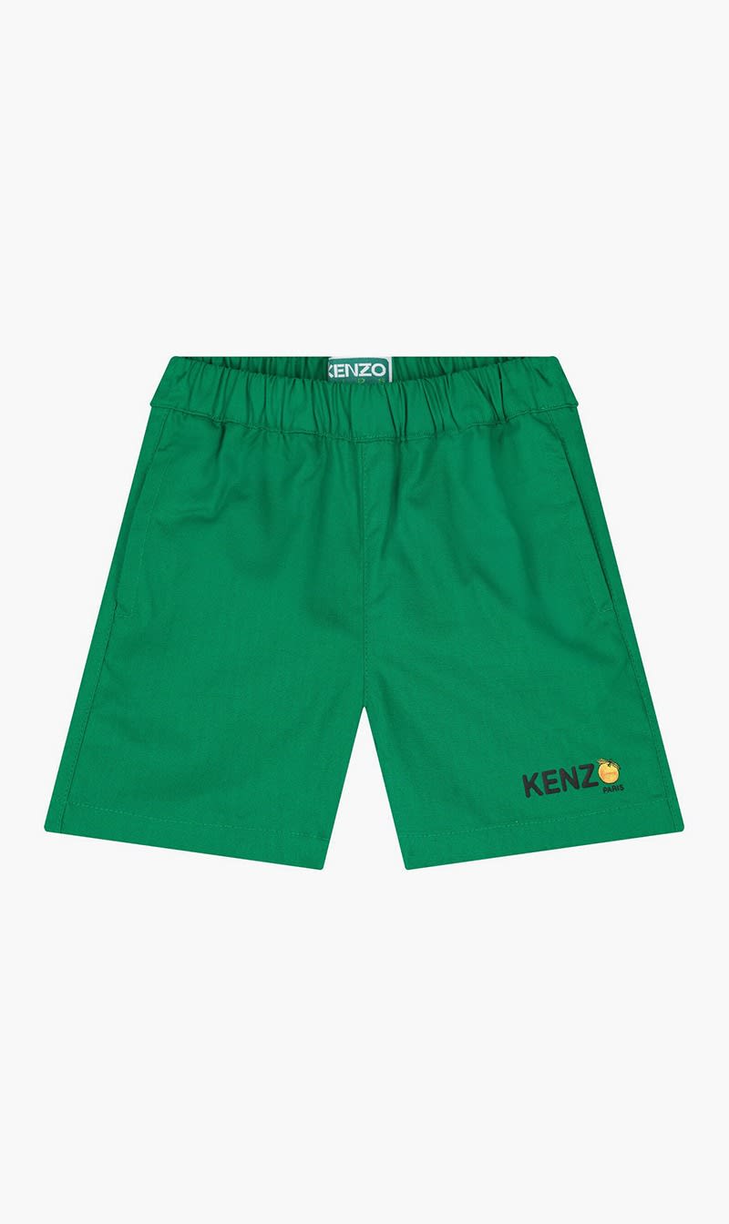 

Kenzo Green Short for Boys | The Deal Outlet