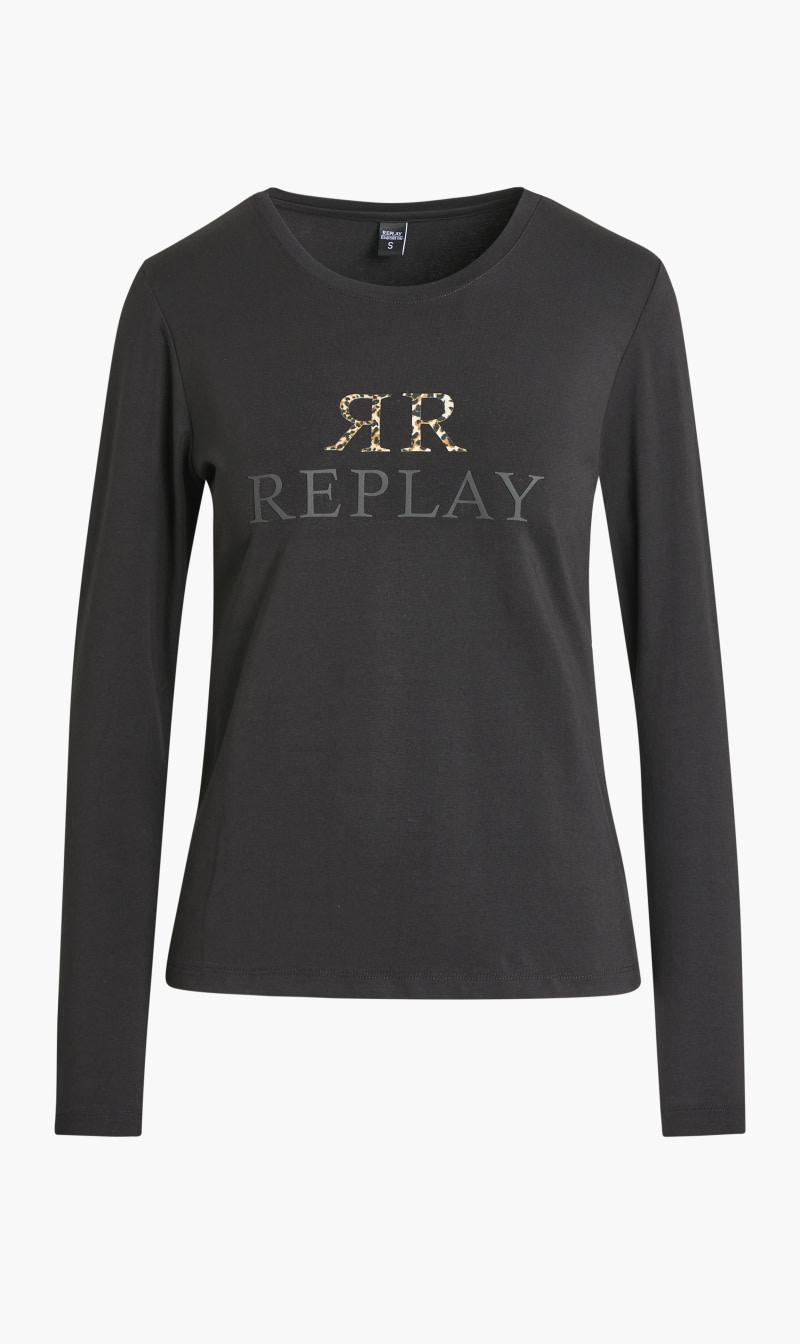 

Crew Ls 100% Ctn T-shirt W 10175815 Black 99