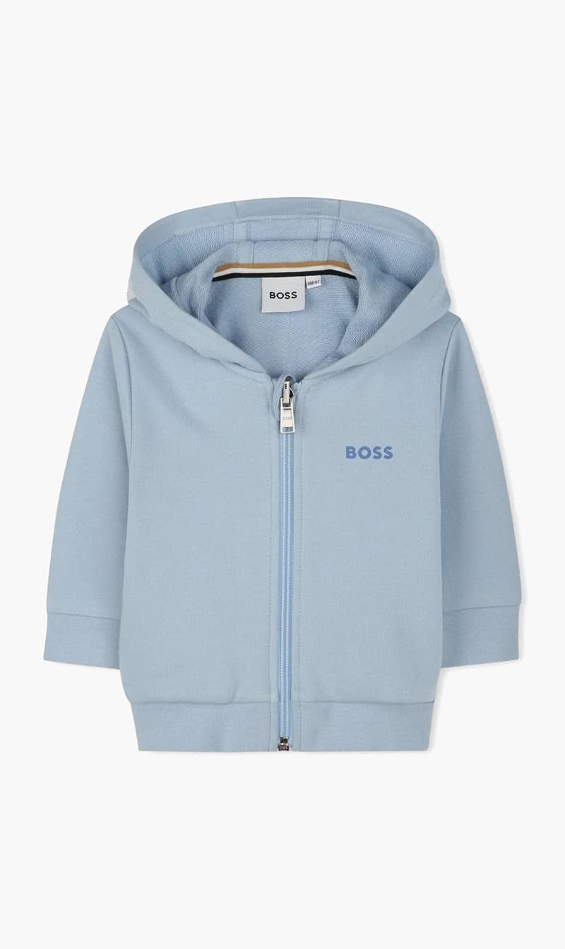

Boss Blue Hooded Cardigan for Boys | The Deal Outlet