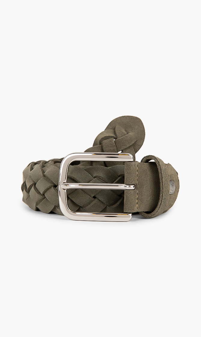 

Hackett London Nebauer Suede Plait Belt