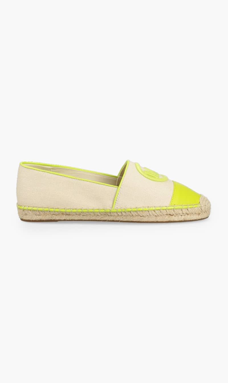 

Michael Kors Green Kendrick Logo Slip-on Espadrille for Women | The Deal Outlet