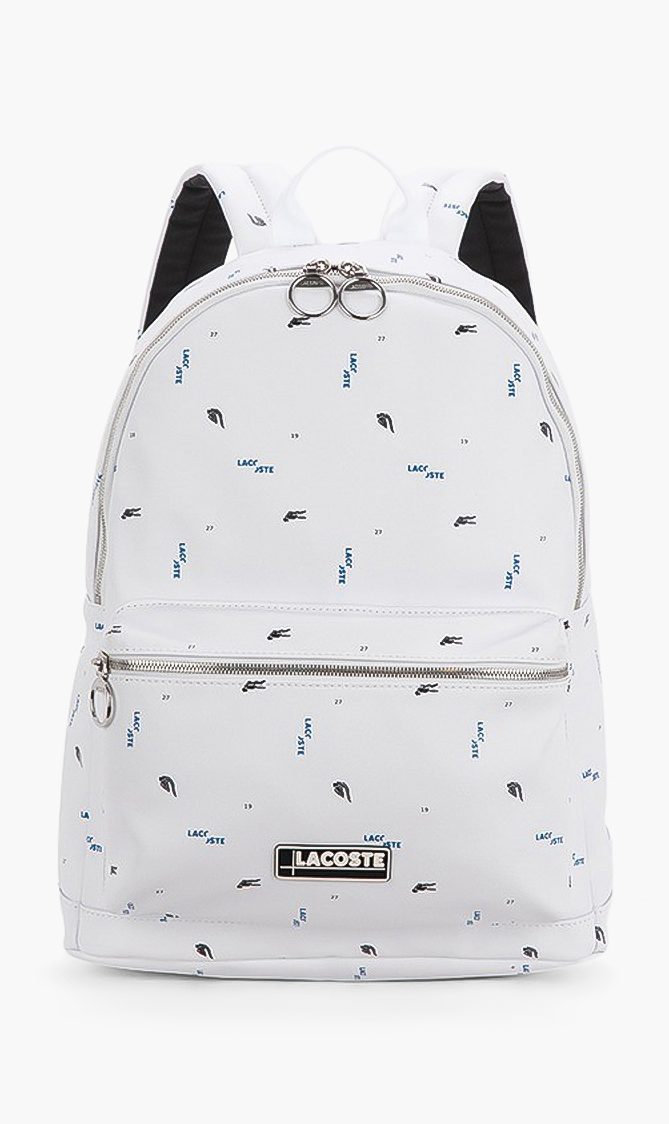 

Lacoste All Over Logo Print Backpack