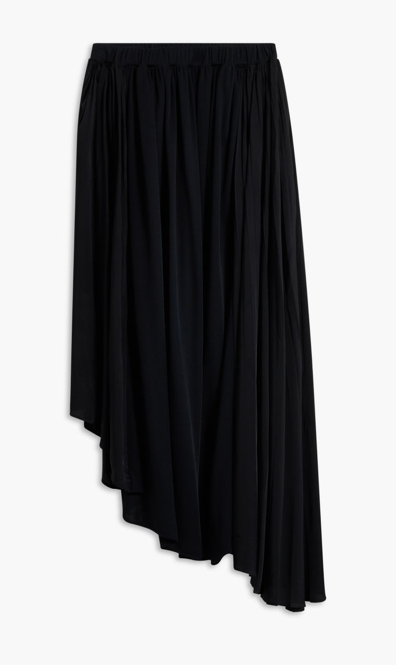 

Jil Sander Black Skirt Crepe Fluid Viscose for Women | The Deal Outlet