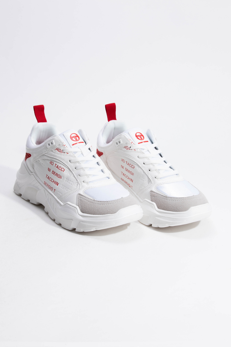 

Sergio Tacchini Wish Logo White/red Sneakers