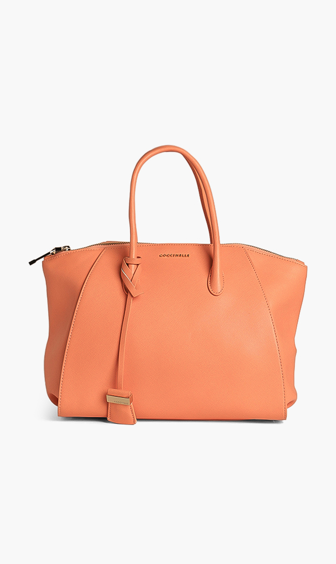 

COCCINELLE Grain Leather Tote Bag