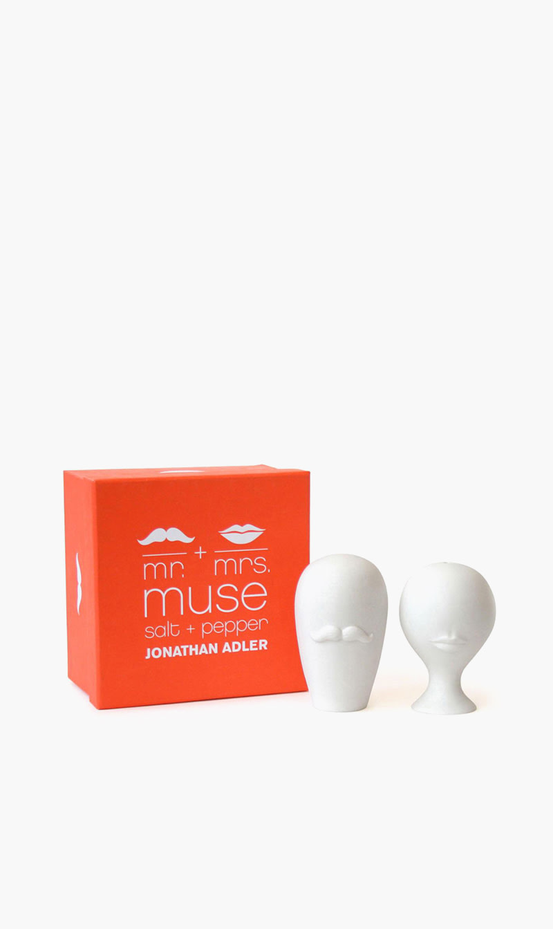 

Mr. & Mrs. Muse Salt & Pepper Set, White
