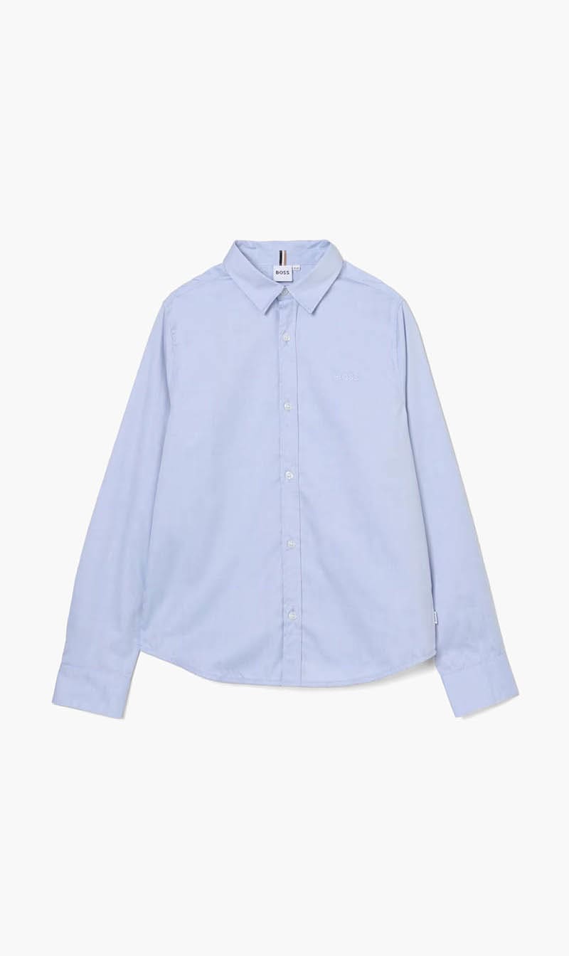 Boss Blue Dress Shirt for Boys
