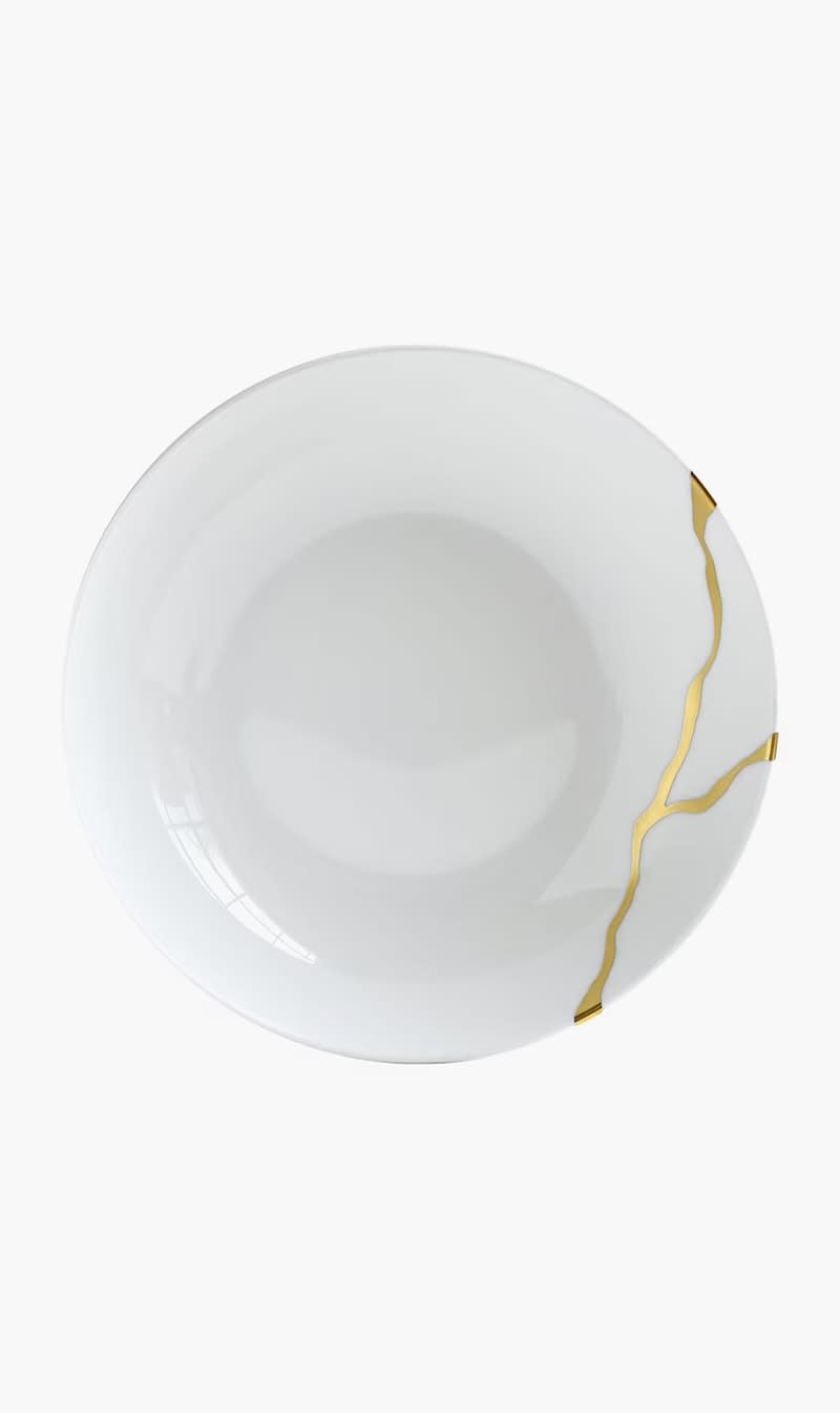 

Bernardaud Gold Kintsugi Coupe Soup Bowl 19cm | The Deal Outlet