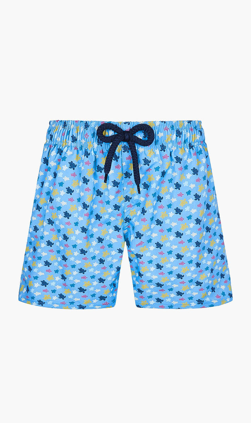 

Vilebrequin Grey Turtle Printed Swim Shorts for Men | The Deal Outlet