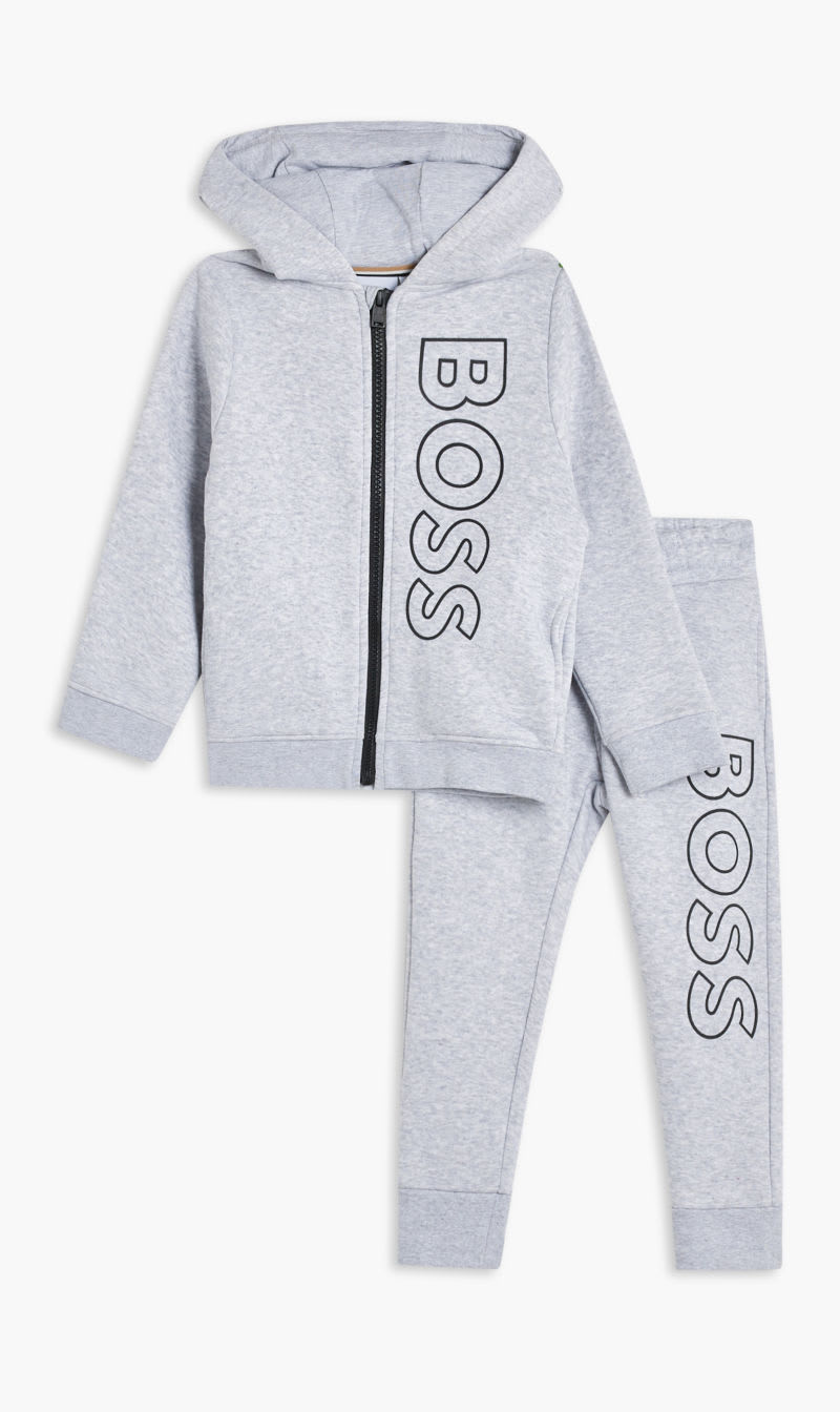 

Hugo Boss Grey Set Tracksuits for Boys | The Deal Outlet