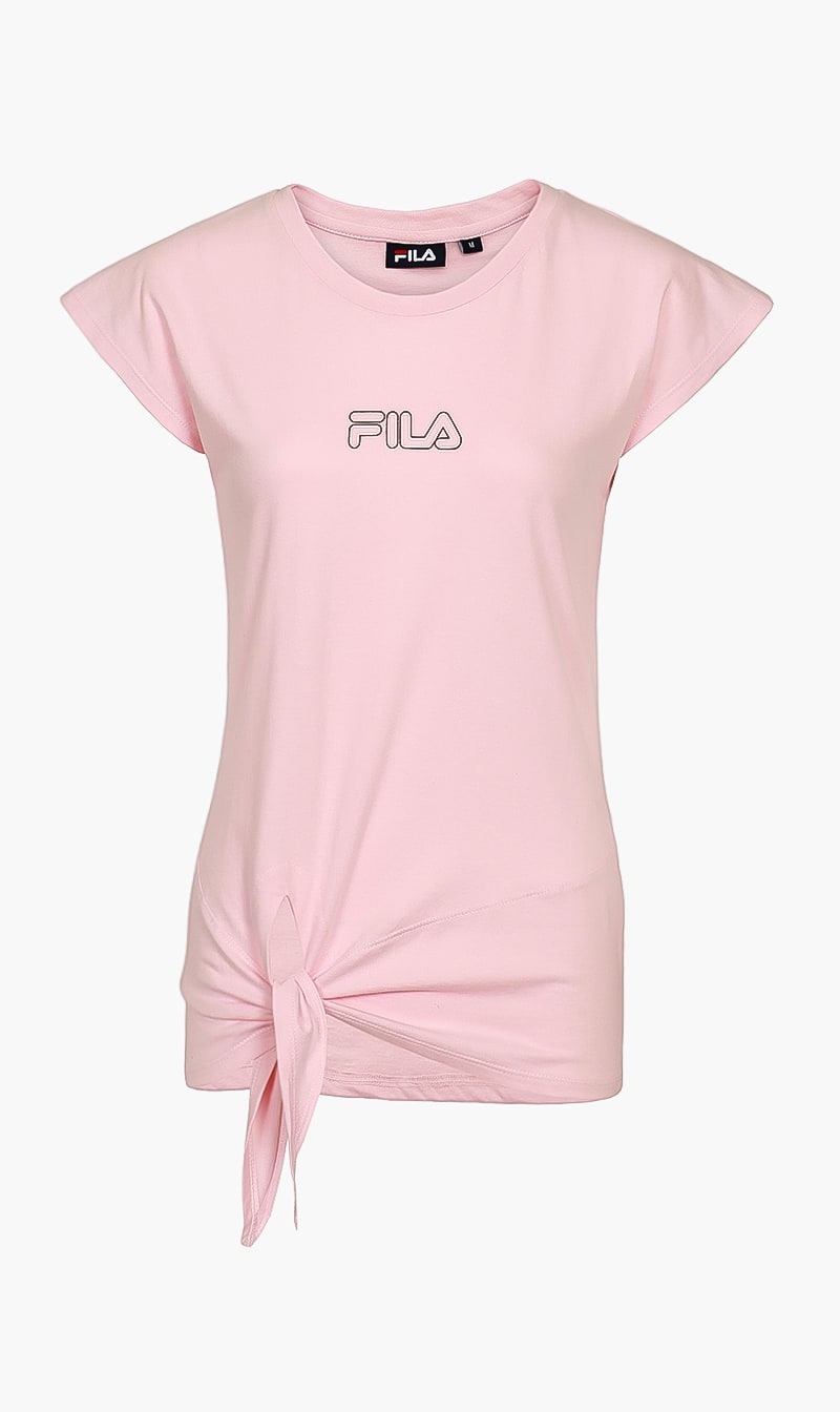 

Fila Pink Thames Crew Neck Tshirt for Women | The Deal Outlet