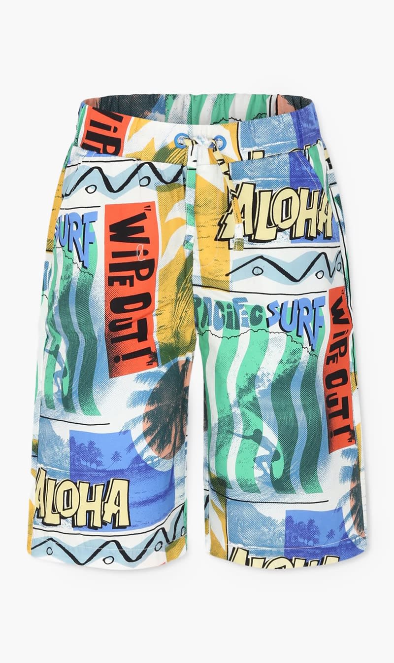

Stella Mc Cartney Multi-color Multicolor Shorts for Boy With Surf Print for Boys | The Deal Outlet