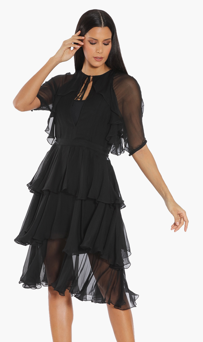 

Dsquared2 Plain Ruffled Dress