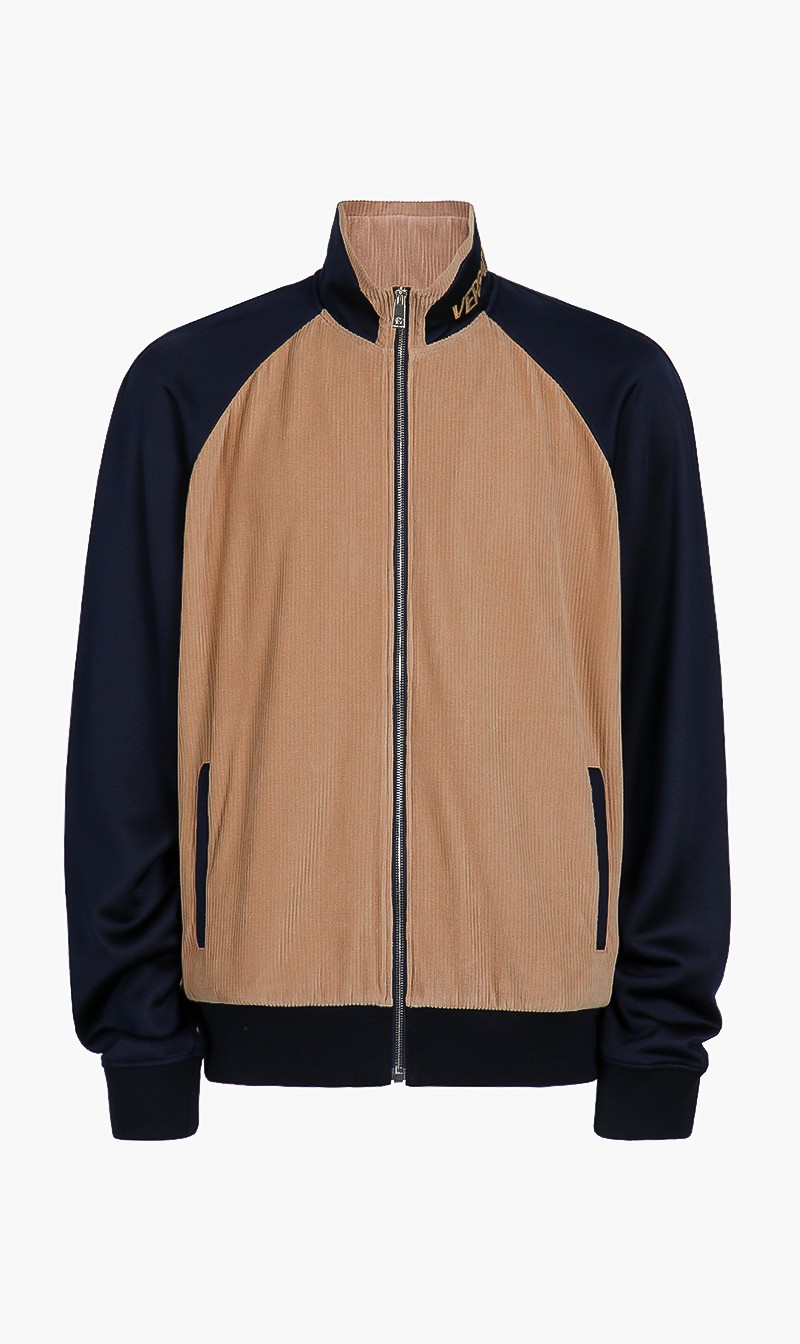 

Two Tone Track Jacket, Brown