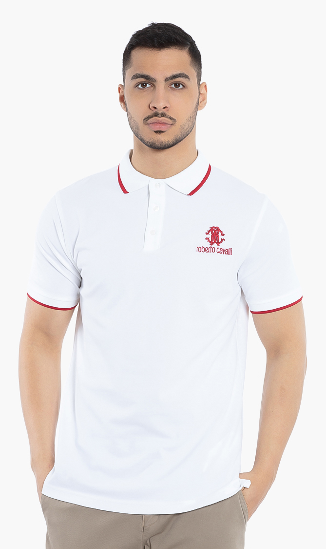 

Roberto Cavalli Regular Fit Cotton Polo Shirt