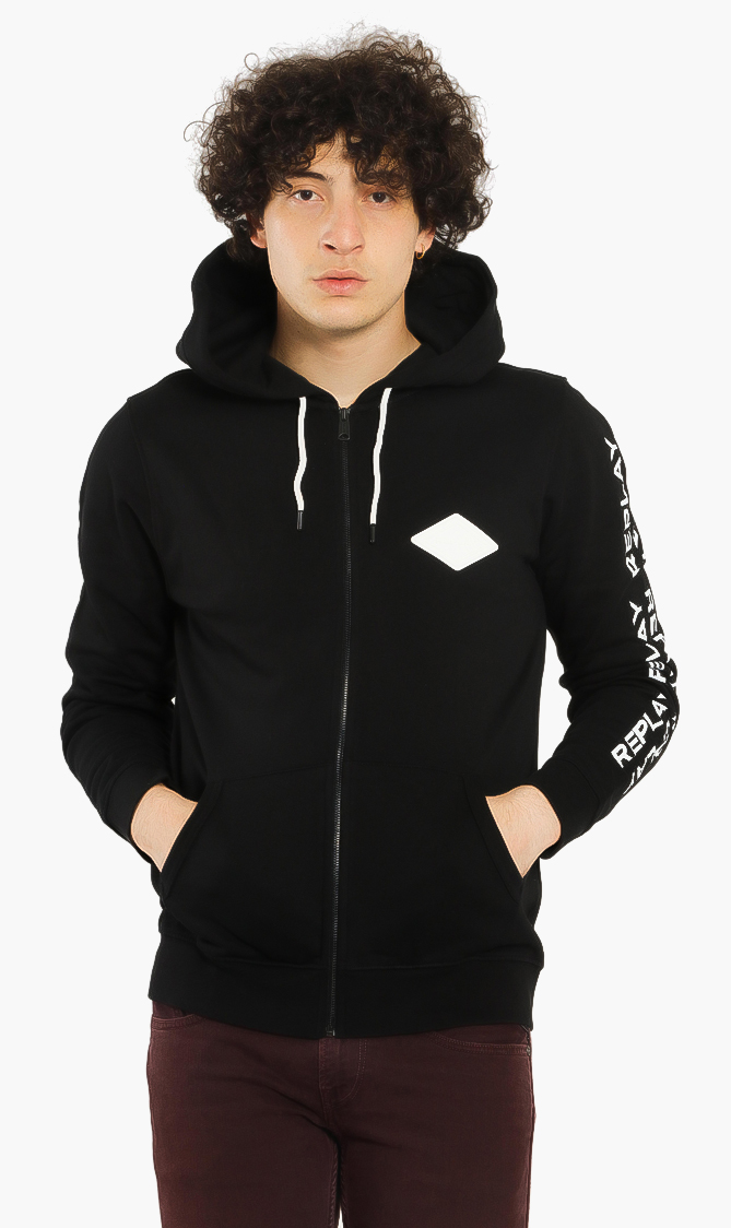 

Replay Contrast Logo Hoodie Sweatshirt