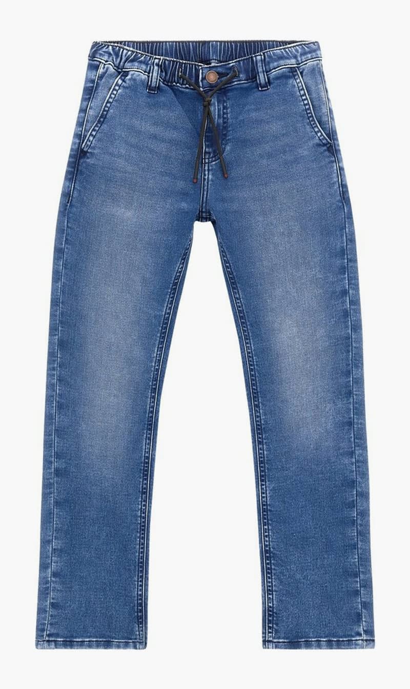 

Guess Blue Knit Denim Chino Jogger Pants for Boys | The Deal Outlet