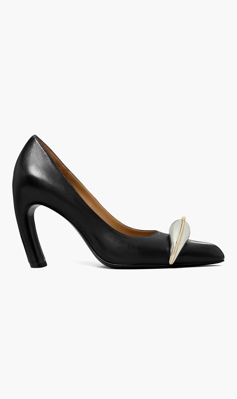 

Tory Burch Black Pierced Pumps for Women | The Deal Outlet