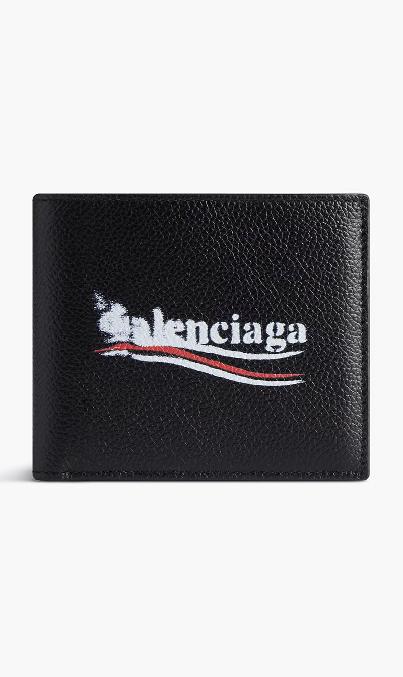 

Balenciaga Black Cash Square Folded Wallet for Men | The Deal Outlet