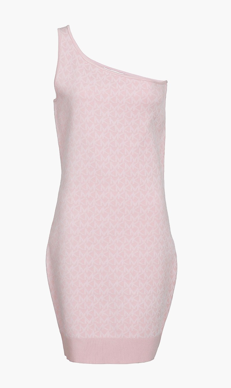 

Michael Kors Pink One Shoulder Tank Dress for Women | The Deal Outlet