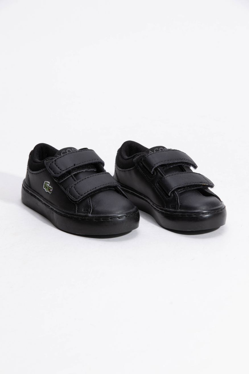 

LACOSTE Straightset Strap Black Sneakers