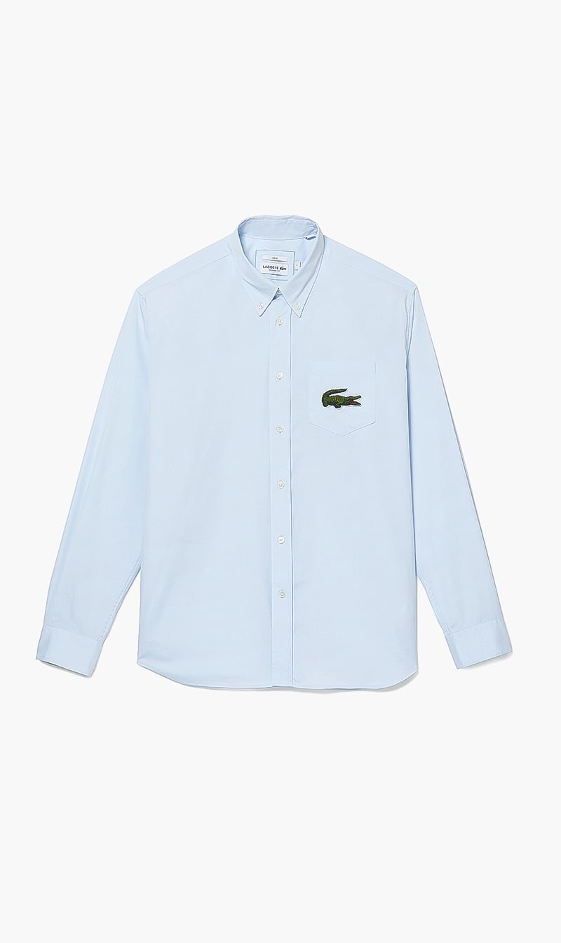 

Lacoste Blue Relaxed Fit Shirt for Men | The Deal Outlet