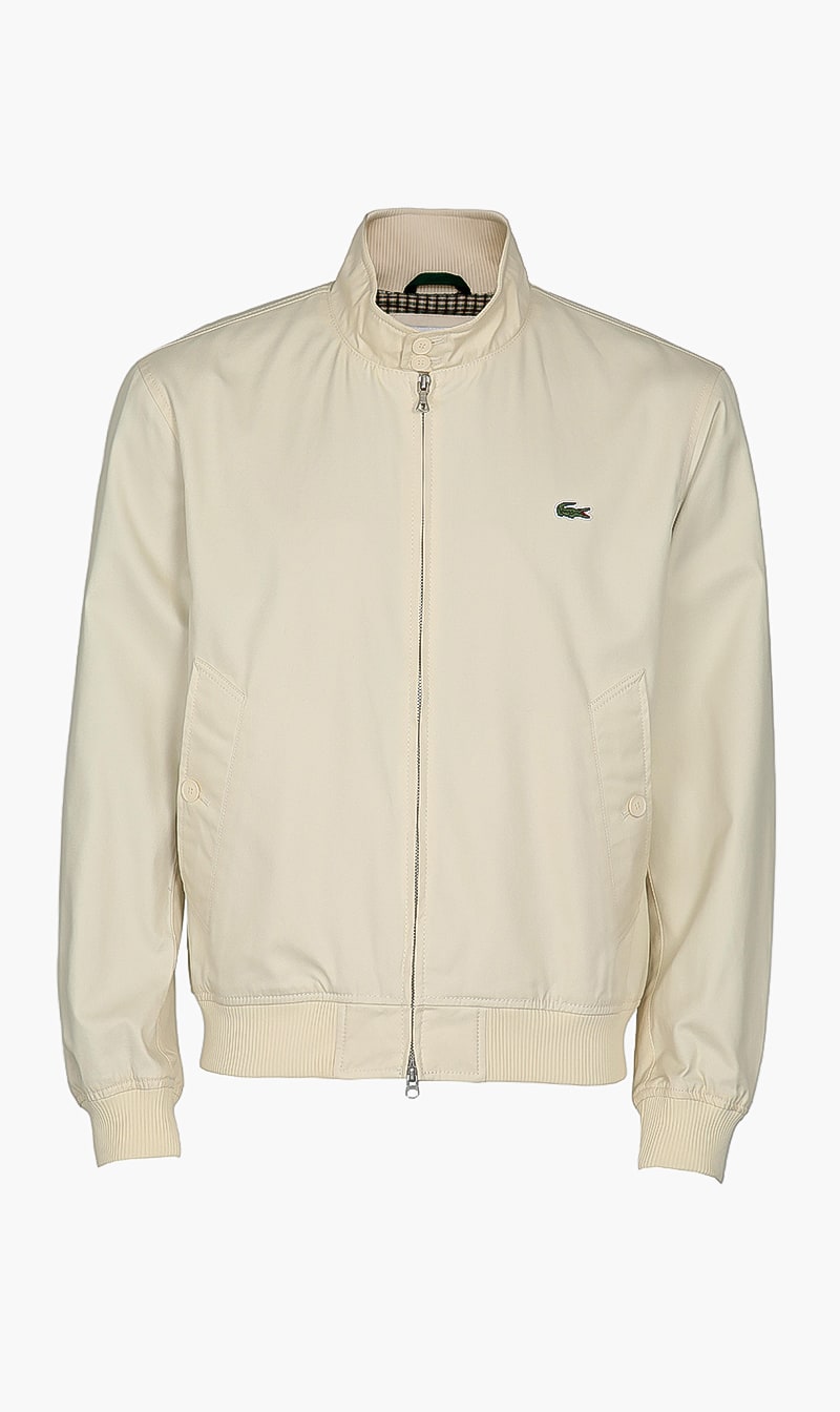 

Logo High Neck Jacket, Beige