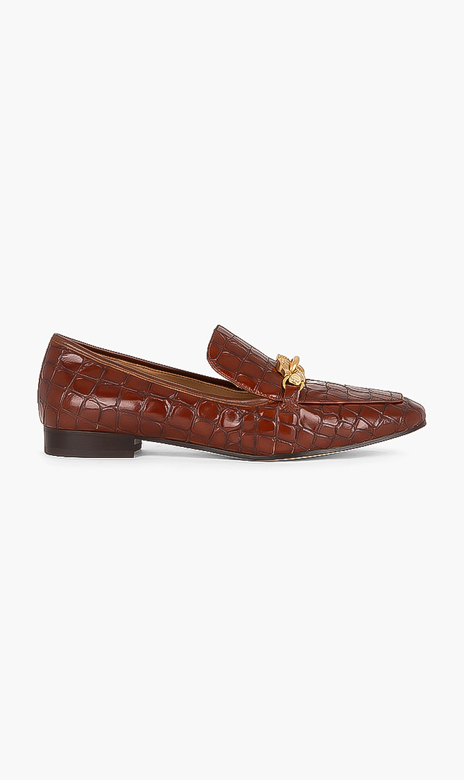 

Tory Burch Jessa Croc-embossed Loafer