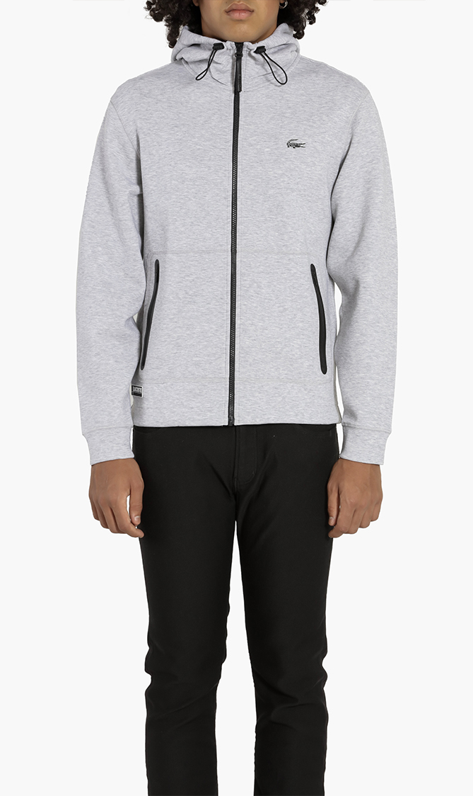 

Lacoste Hooded Zippered Jacket