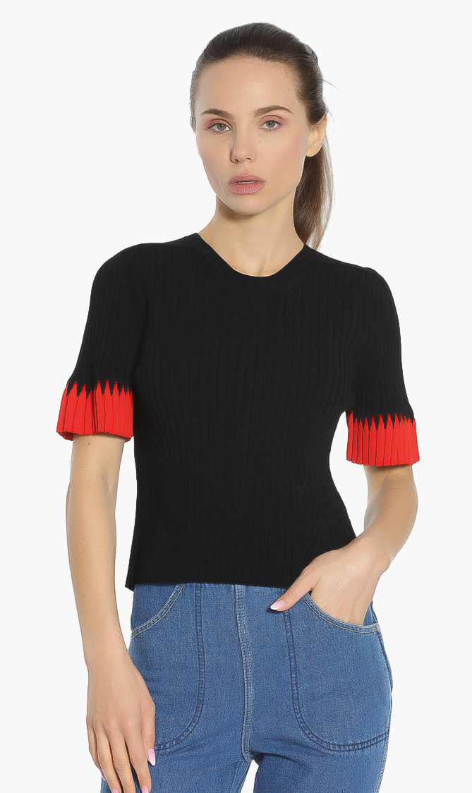 

Alexander Mcqueen Ribbed Top