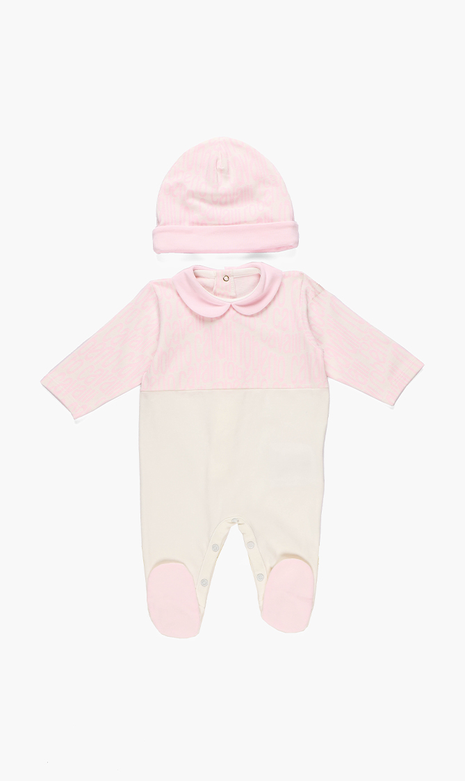 

Roberto Cavalli Logo-print Babygrow Set