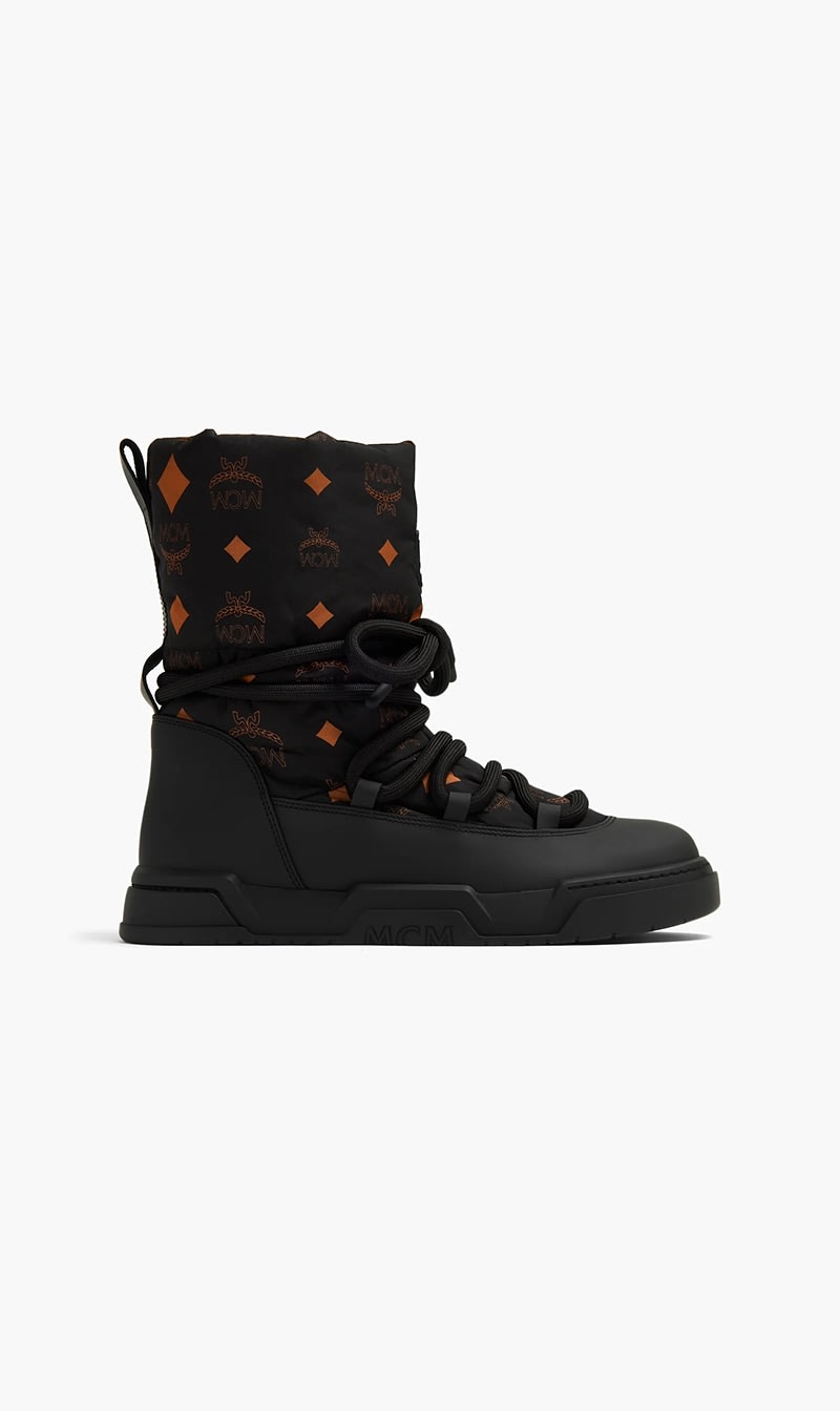 

Mode Creation Munich Black Skyward Hi Sneaker Boots for Women | The Deal Outlet