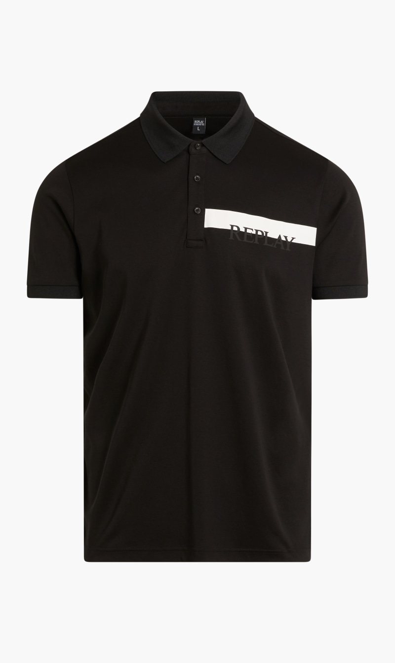 

Mens Liquid Ctn Ss Polo Shirt 10266809 Blkwht, Multi-color