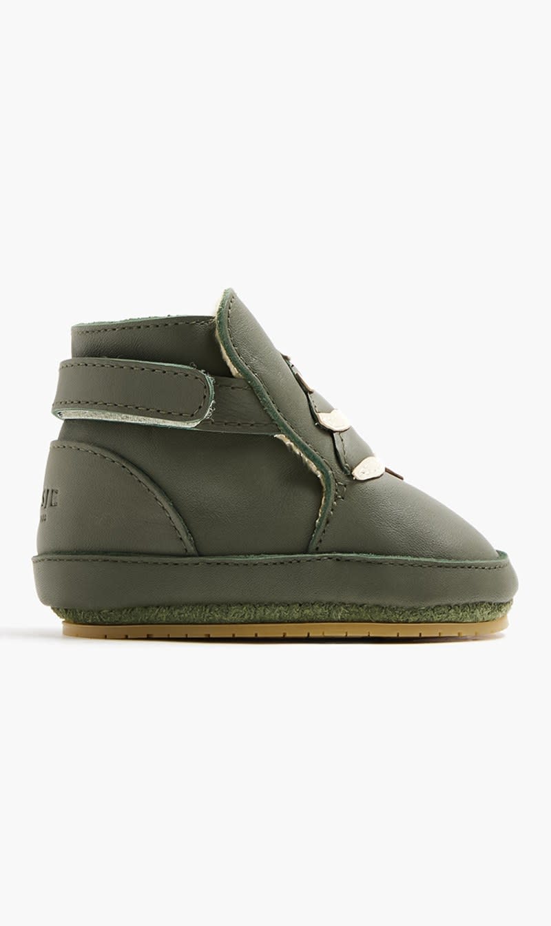

Donsje Green Aggas Christmas Tree Booties for Boys | The Deal Outlet