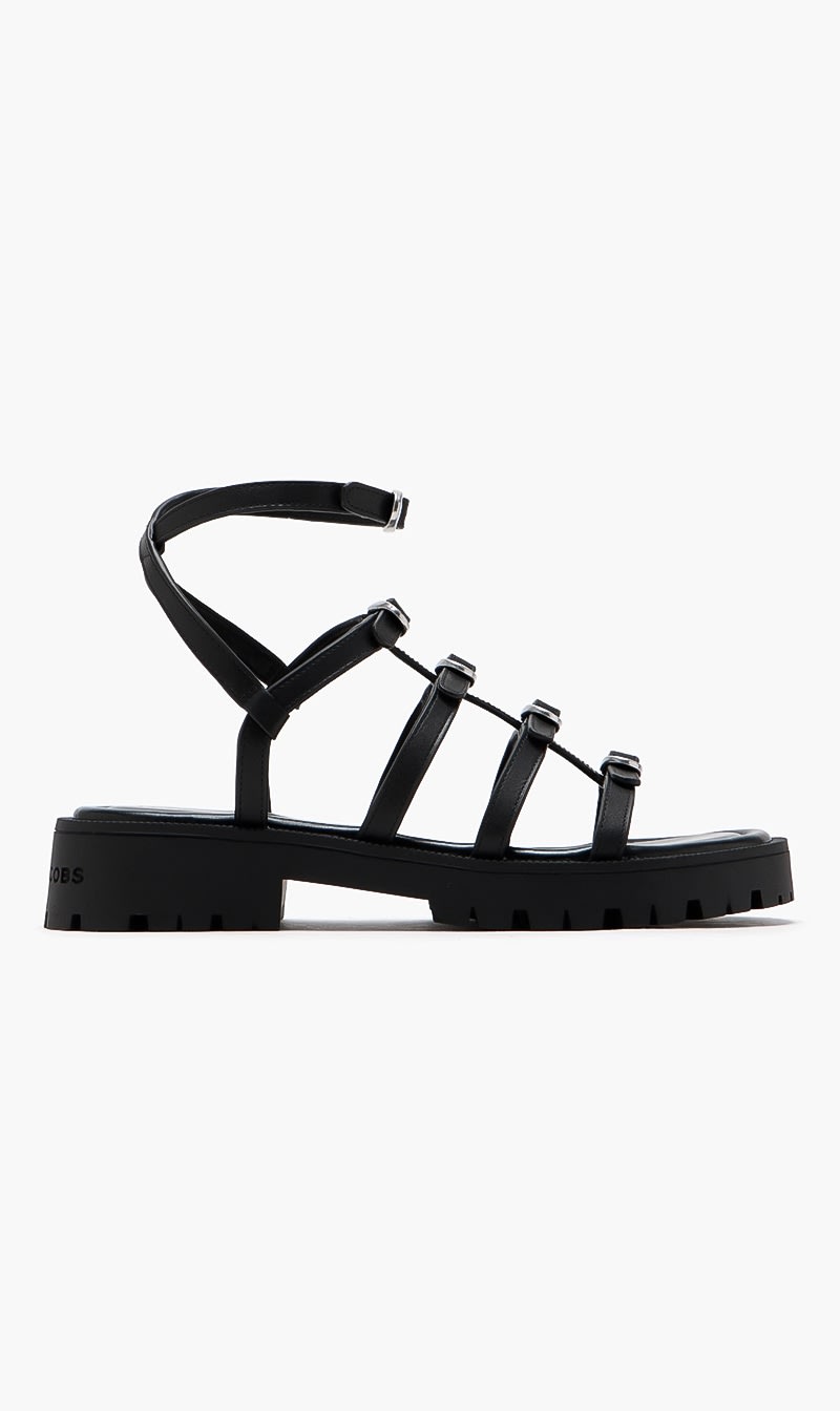 

Marc Jacobs Black The Kiki Gladiator Sandal for Women | The Deal Outlet