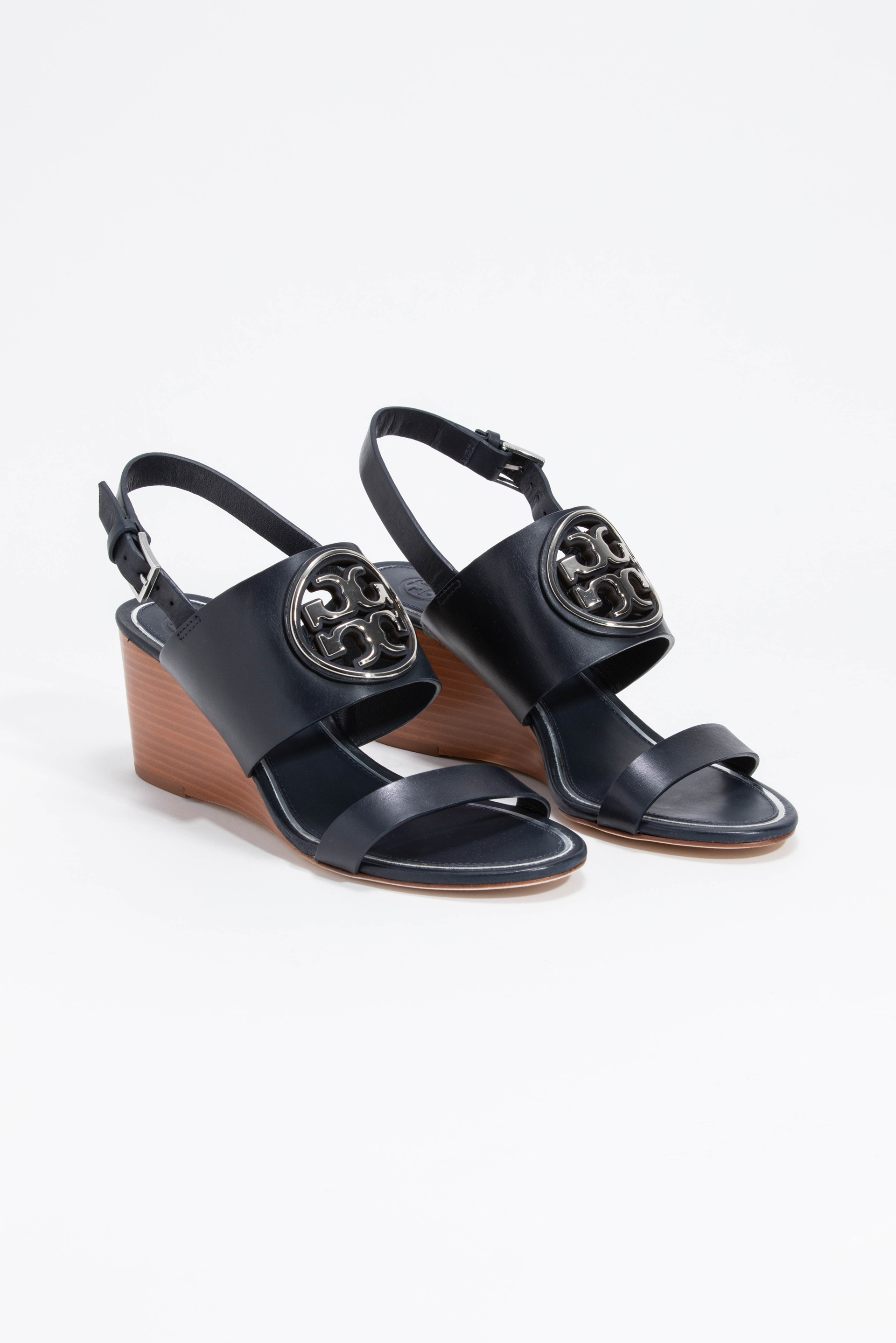 

Tory Burch Metal Miller Wedge Sandals