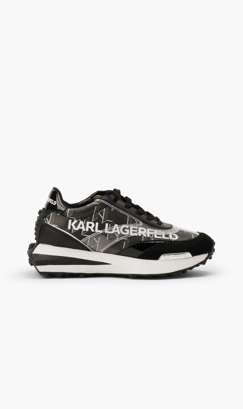 

Karl Lagerfeld Black Zone Flo Strap Mono Mix for Women | The Deal Outlet