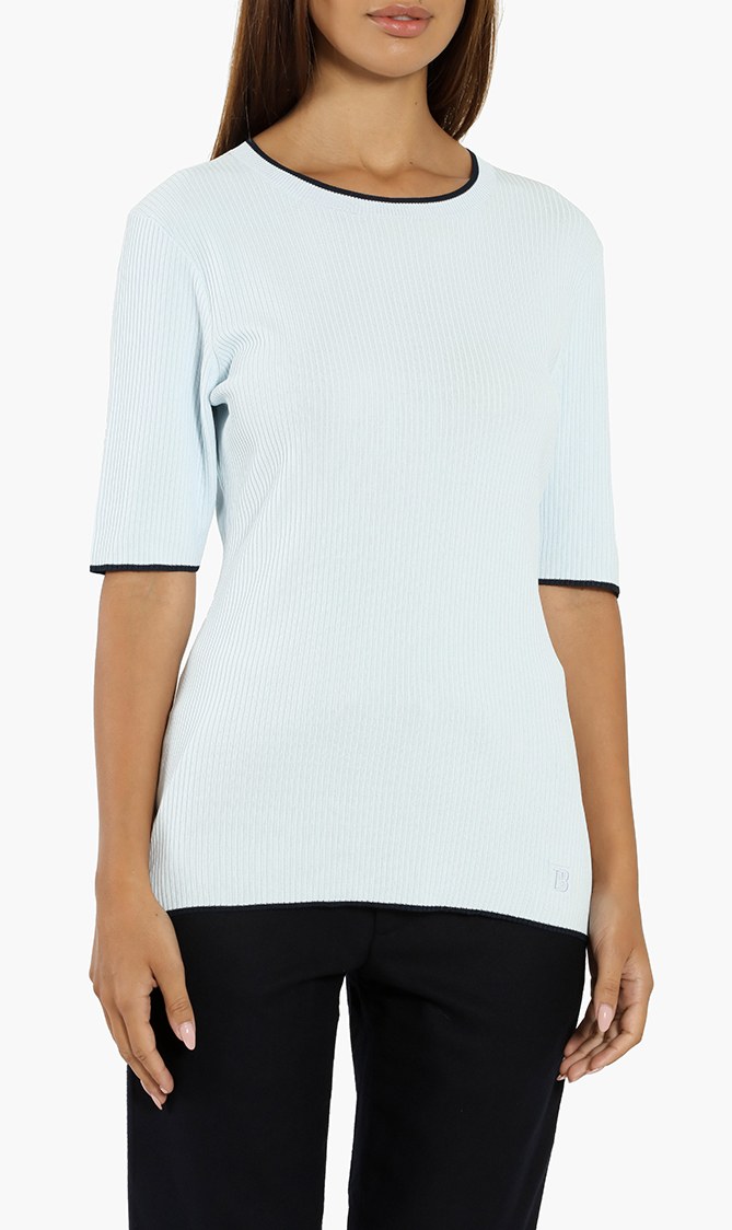 

Ted Baker Arnial Tipped Knit Top